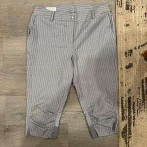 Cutter And Buck Capri Womens 6 Cropped Golf Pants Pickleball Athletic Annika